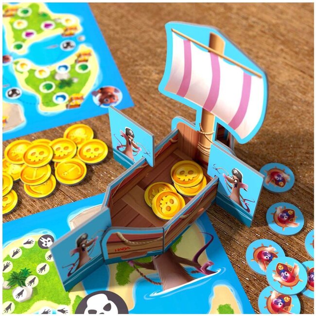 Haba Doodshoofdeiland - Coöperatief spel - 6+