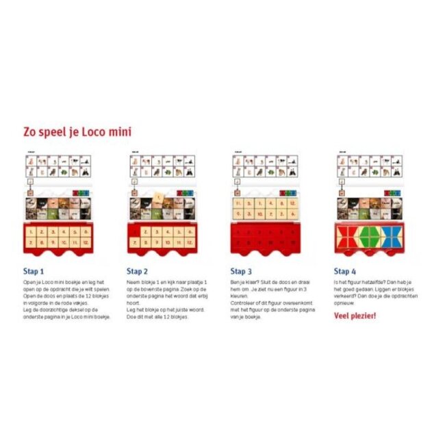Loco Leerspellen Loco Mini - Boekje - Engels - 5-7 jaar