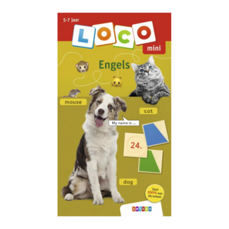Loco Leerspellen Loco Mini - Boekje - Engels - 5-7 jaar