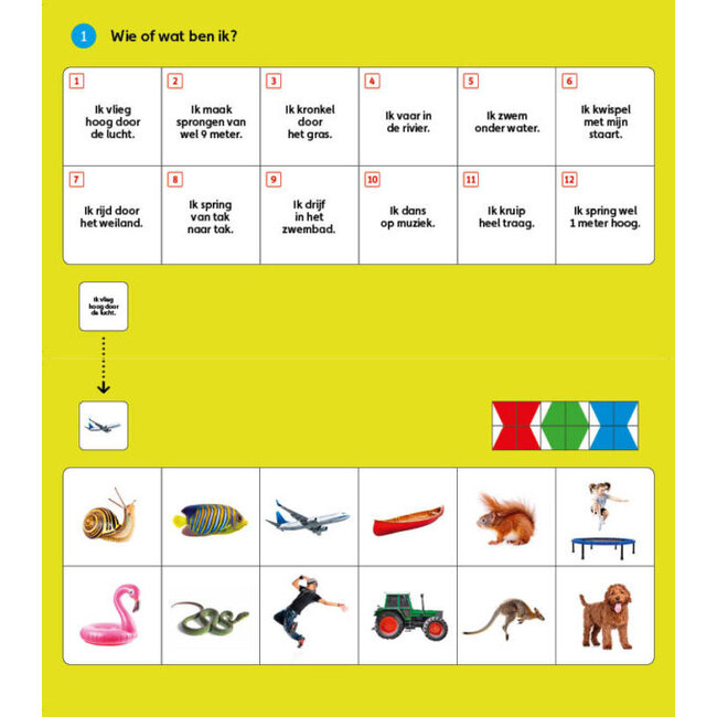 Loco Leerspellen Loco Mini - Boekje - Bewegen maar! - Wereldoriëntatie - Skelet en beweging - 6-8 jaar