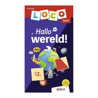 Loco Leerspellen Loco Mini - Boekje - Hallo wereld! - Wereldoriéntatie - Landen en culturen - 6-8 jaar