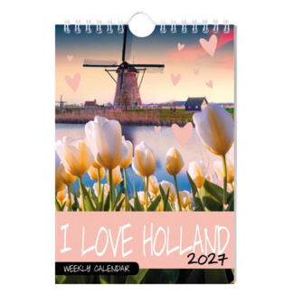 ImageGroup Weekkalender - 2027 - I love Holland