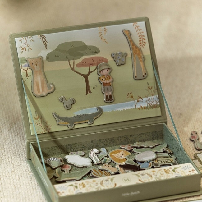 Little Dutch Magnetisch speelbord - Safari friends