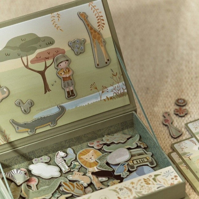 Little Dutch Magnetisch speelbord - Safari friends