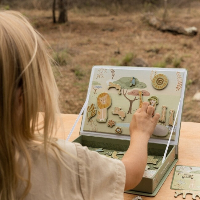 Little Dutch Magnetisch speelbord - Safari friends