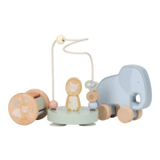 Little Dutch Cadeauset - Safari friends - Hout - 3dlg.