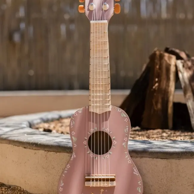 Little Dutch Gitaar - Safari friends - Roze