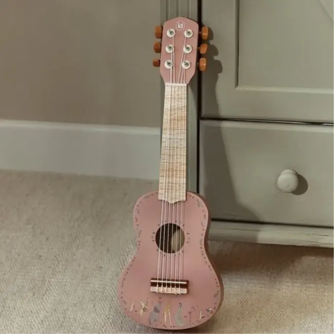 Little Dutch Gitaar - Safari friends - Roze