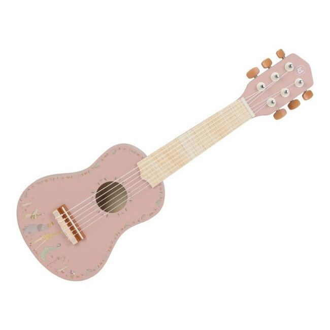 Little Dutch Gitaar - Safari friends - Roze
