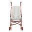 Little Dutch Poppen buggy - White meadows - Met tas