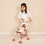 Little Dutch Poppen buggy - White meadows - Met tas