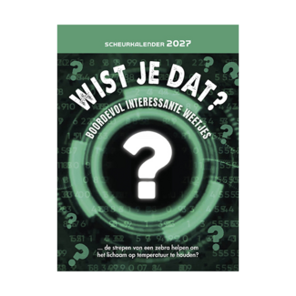 Lantaarn Scheurkalender - 2027 - Wist je dat? - 13x18cm