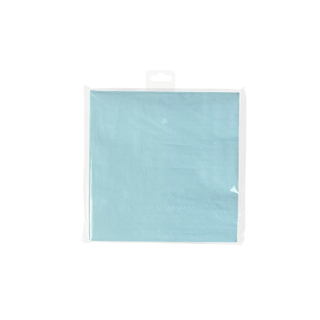 Paper Dreams Servetten - Licht blauw - 16,6x16,5cm - 8st.