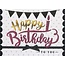 PaperClip Kaart - Happy birthday - Glitter & Glamour - LLA.3001