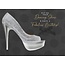 PaperClip Kaart - Dancing shoes, birthday - Glitter & glamour - LLA.3018