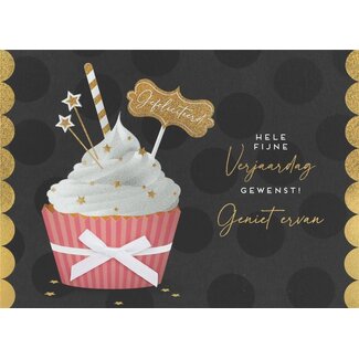 PaperClip Kaart - Verjaardag - Glitter & Glamour - LLE.3014