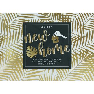 PaperClip Kaart - Happy new home - Glitter & Glamour - LLE.3029