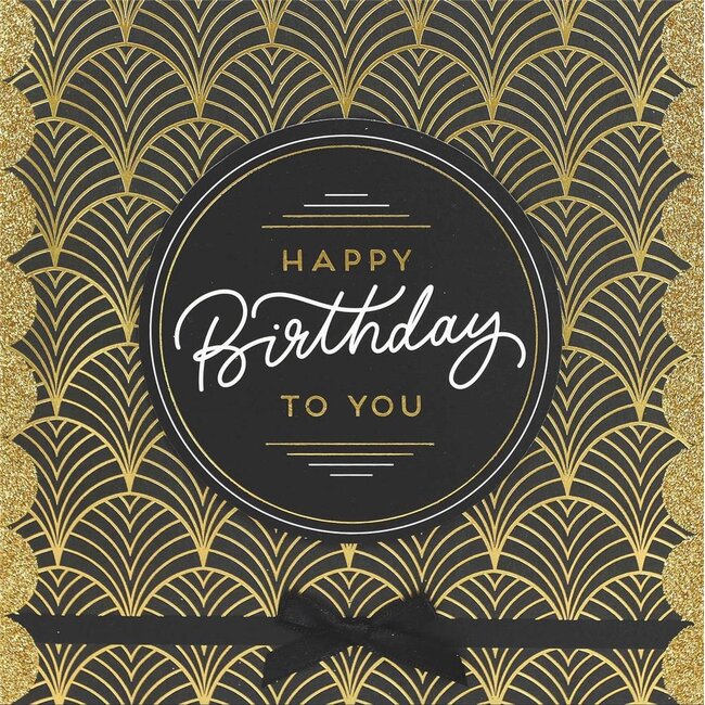 PaperClip Kaart - Happy birthday - Glitter & Glamour - SQA.3026