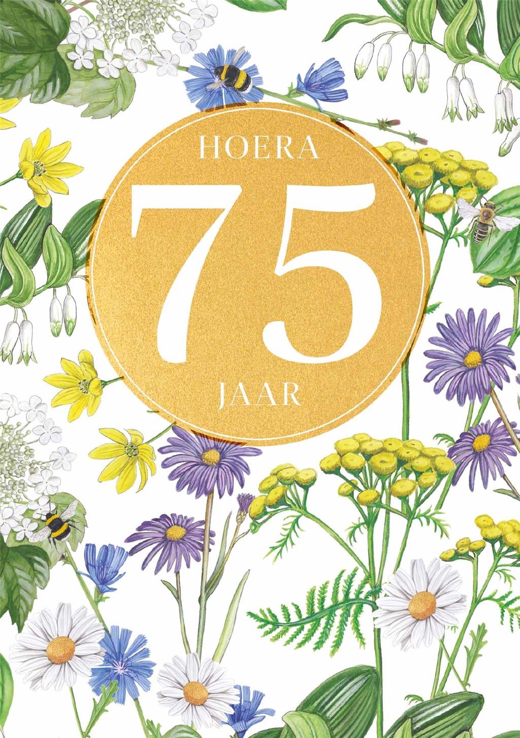 Kaart - Hoera 75 jaar - Wildlife - 06-WF.GBE.00126
