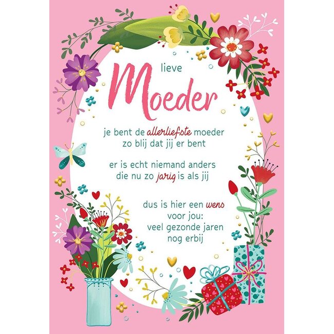 PaperClip Kaart - Lieve moeder - Lifetime of love - 01-LV.GBE.0001