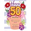PaperClip Kaart - Hoera 50 - Lifetime of love - 01-LV.GBE.0006