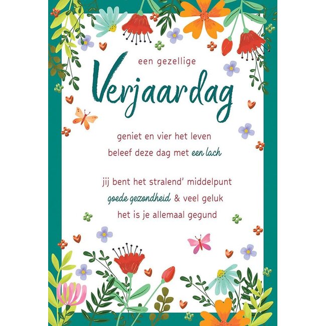 PaperClip Kaart - Verjaardag - Lifetime of love - 01-LV.GBE.0009