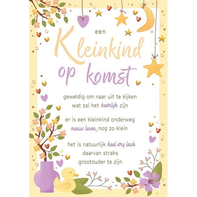 PaperClip Kaart - Een kleinkind op komst - Lifetime of love - 01-LV.GBE.0022
