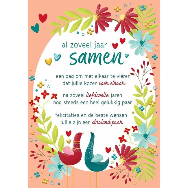 PaperClip Kaart - Al zoveel jaar samen - Lifetime of love - 01-LV.GBE.0024