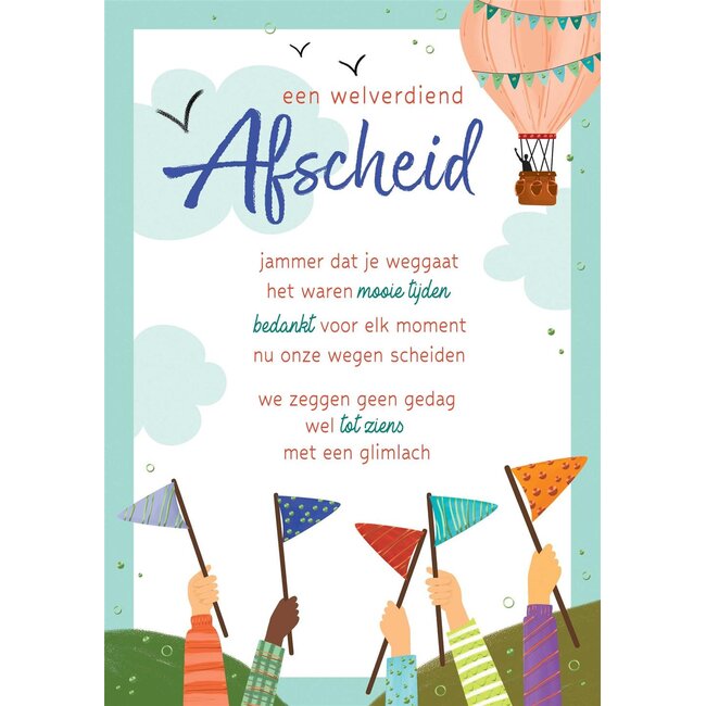 PaperClip Kaart - Een welverdiend afscheid - Lifetime of love - 01-LV.GBE.0031