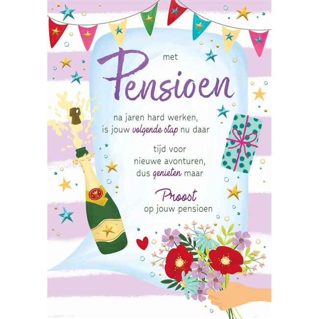 PaperClip Kaart - Met pensioen - Lifetime of love - 01-LV.GBE.0032