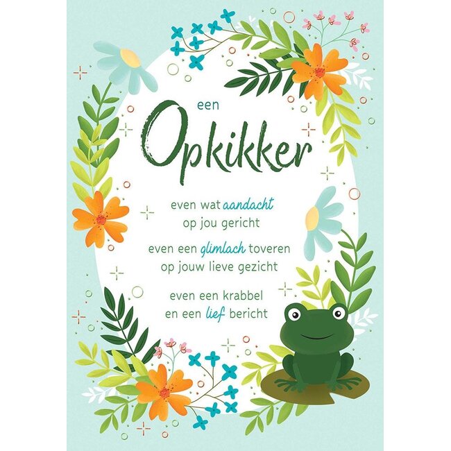 PaperClip Kaart - Een opkikker - Lifetime of love - 01-LV.GBE.0043