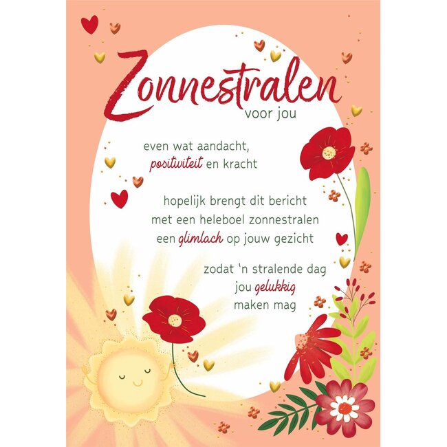 PaperClip Kaart - Zonnestralen voor jou - Lifetime of love - 01-LV.GBE.0042