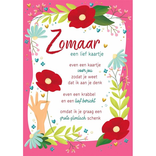 PaperClip Kaart - Zomaar een lief kaartje - Lifetime of love - 01-LV.GBE.0035