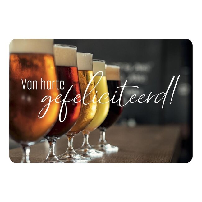 PaperClip Kaart - Van harte gefeliciteerd - Photo factory - MBE.6001