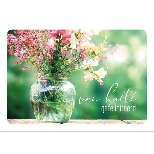 PaperClip Kaart - Van harte gefeliciteerd - Photo factory - MBE.6016