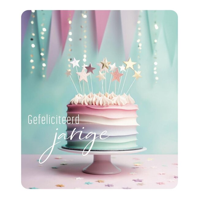 PaperClip Kaart - Gefeliciteerd jarige - Photo factory - VVE.6026