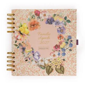 PaperClip Agenda - Familie agenda - Roze - Endless Mae - 2027 - 04-AGE.EN.2707
