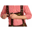 Partychimp Lederhose - Johann - Bruin - Kort - Verstelbare bretels - L