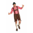 Partychimp Lederhose - Johann - Bruin - Kort - Verstelbare bretels - XXL