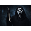Partychimp Masker - Ghost face - Met capuchon, handschoenen & dolk - Licentie