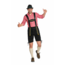 Partychimp Lederhose - Johann - Zwart - Kort - Verstelbare bretels - XL