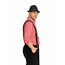 Partychimp Lederhose - Johann - Zwart - Kort - Verstelbare bretels - M