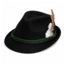 Partychimp Hoed - Oktoberfest - Tirol - Deluxe - Zwart