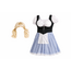 Partychimp Kostuum - Der Alpenrocker - Mannendirndl - Met Pruik - L/XL