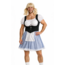Partychimp Kostuum - Der Alpenrocker - Mannendirndl - Met Pruik - L/XL