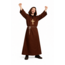 Partychimp Kostuum - Monnik - Met capuchon, kruis & koord - Bruin - XL/XXL