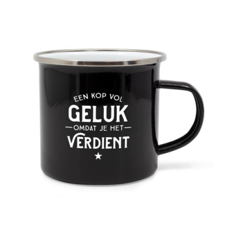 Miko Mok - Lekker stoer - Mok vol geluk - Metaal