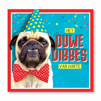 PaperClip Kaart - Hey ouwe dibbes, van harte - Muziek - 036