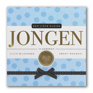PaperClip Kaart - Jongen - Glitter & Glamour - SQE.3035