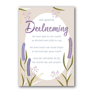 PaperClip Kaart - Met oprechte feelneming - Lifetime of love - 01-LV.GBE.0047
